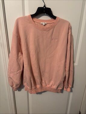For Love And Lemons Pink Crewneck Sweatshirt